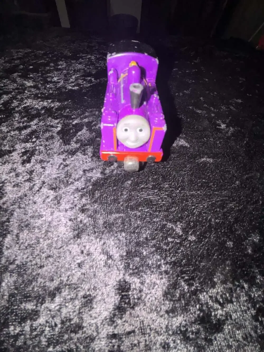 Thomas & Friends Take-n-Play Culdee #4 Purple Diecast Metal Train Engine